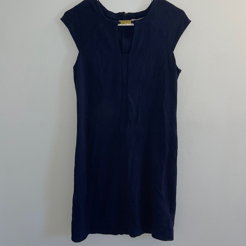 Michael Kors Navy Blue Sheath Dress